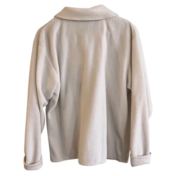 VTG Womans Premier Long Sleeve Fleece Button Jacket Pine Cone Embroidery Size XL - Picture 3 of 5